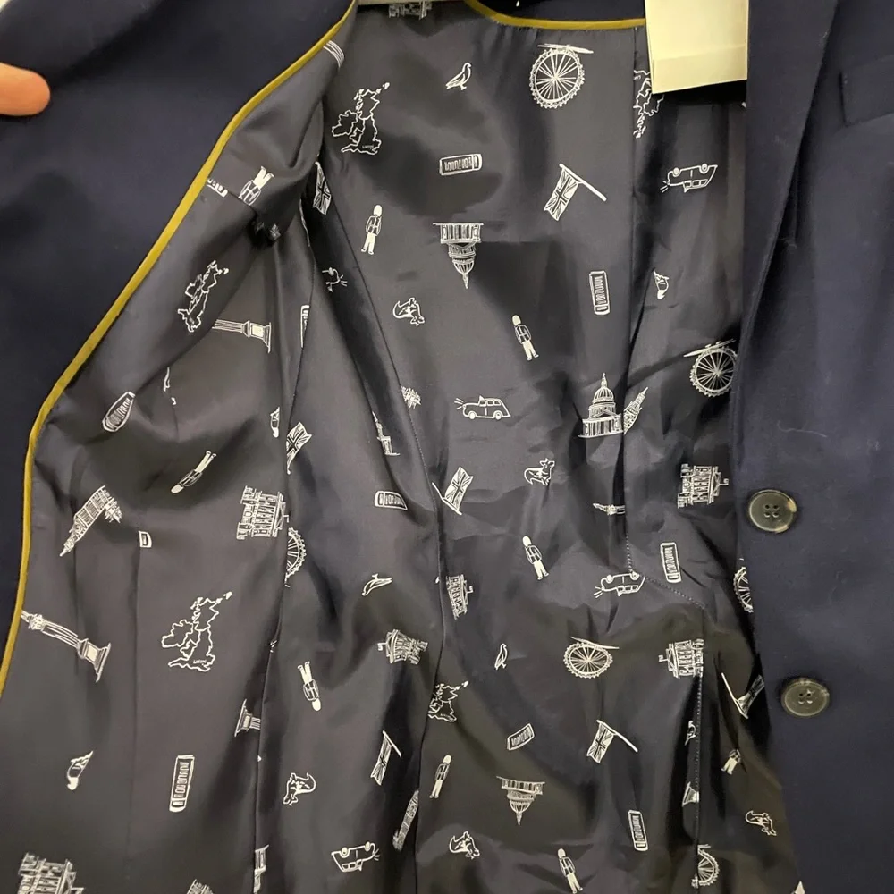 Boden navy blazer size 4 - Picture 3 of 5